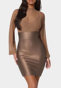 Bandage Sparkle Skirt Dress