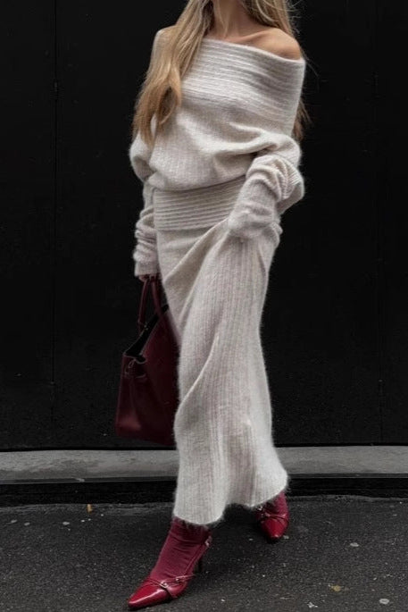 Casual Vacay Serene Soft Cashmere Knit Set