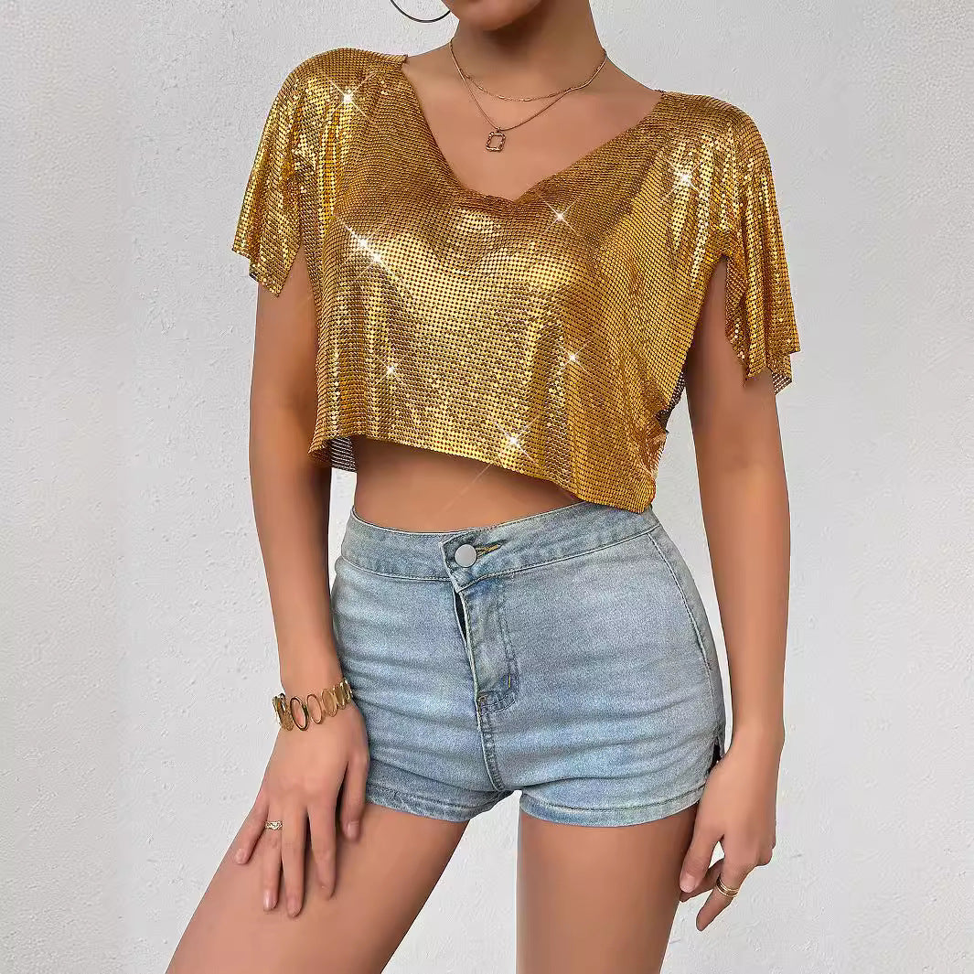 Everyday Sparkling Casual Style T-Shirt