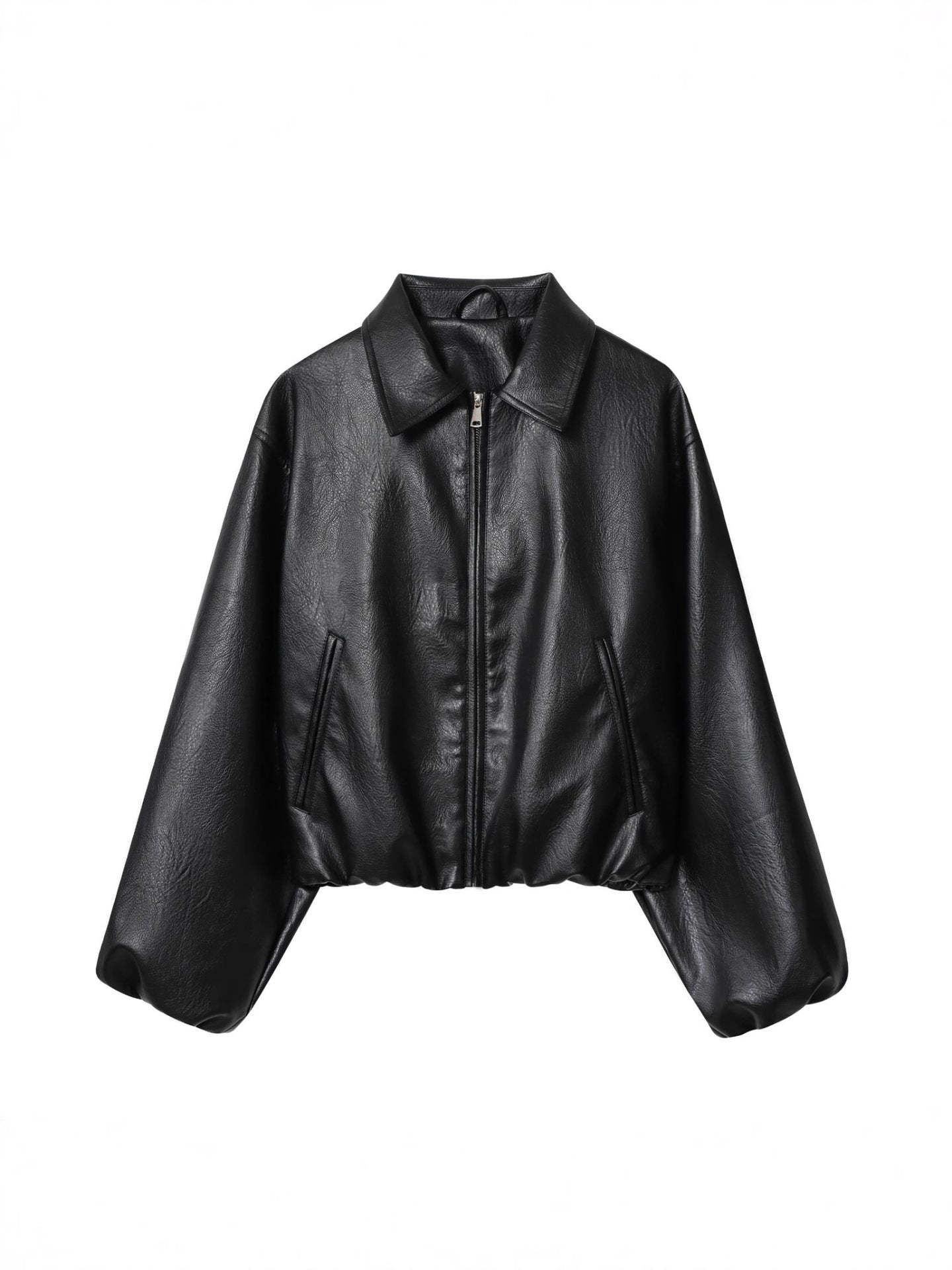 Veste en cuir tendance et cool 