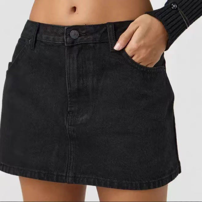 Energetic Freshness Denim Skirt