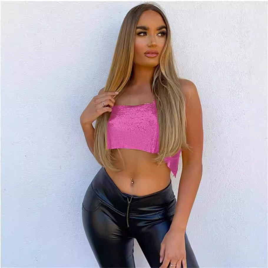 Shining Party Essential Sequin Cami Top