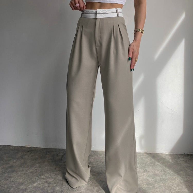 Simple Casual Suit Pants