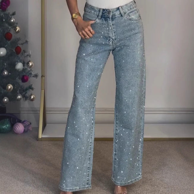 Starry Party Outfit Sparkling Party Sequin Pants