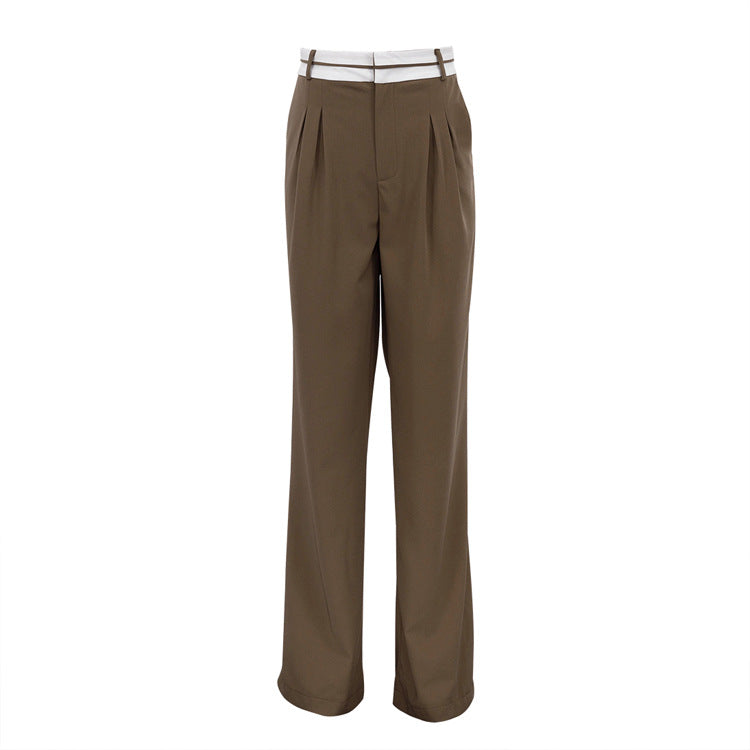 Simple Casual Suit Pants