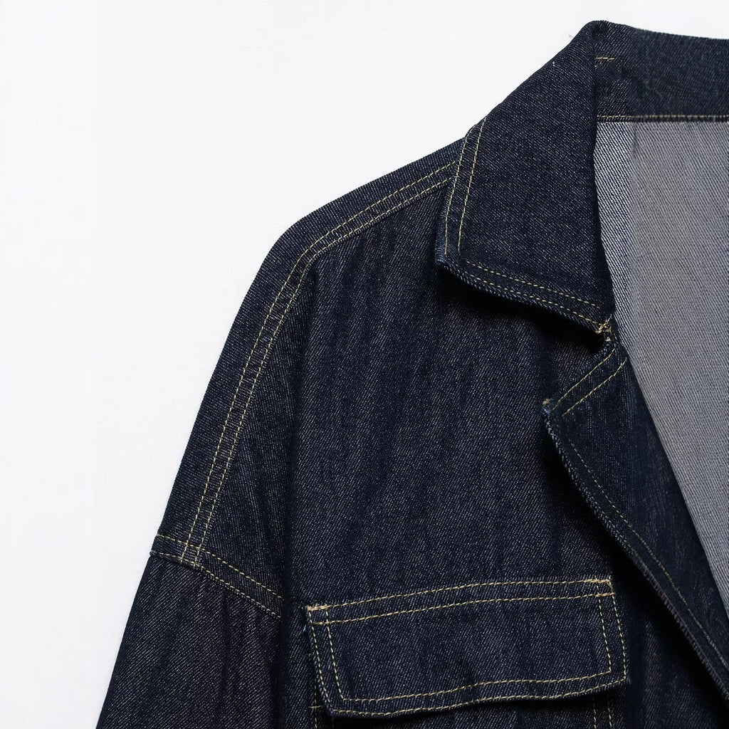 Streetwear Elegant Casual Denim Jacket