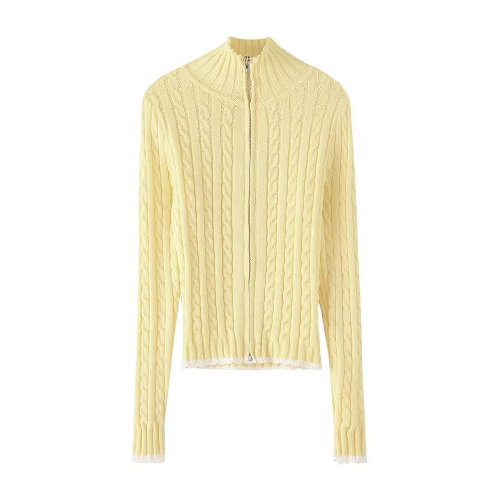 Haut en tricot doux et frais de printemps 