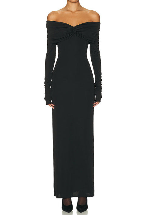 Evening Elegant Off-shoulder Dress
