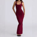 Fitted Bandage Maxi Dress