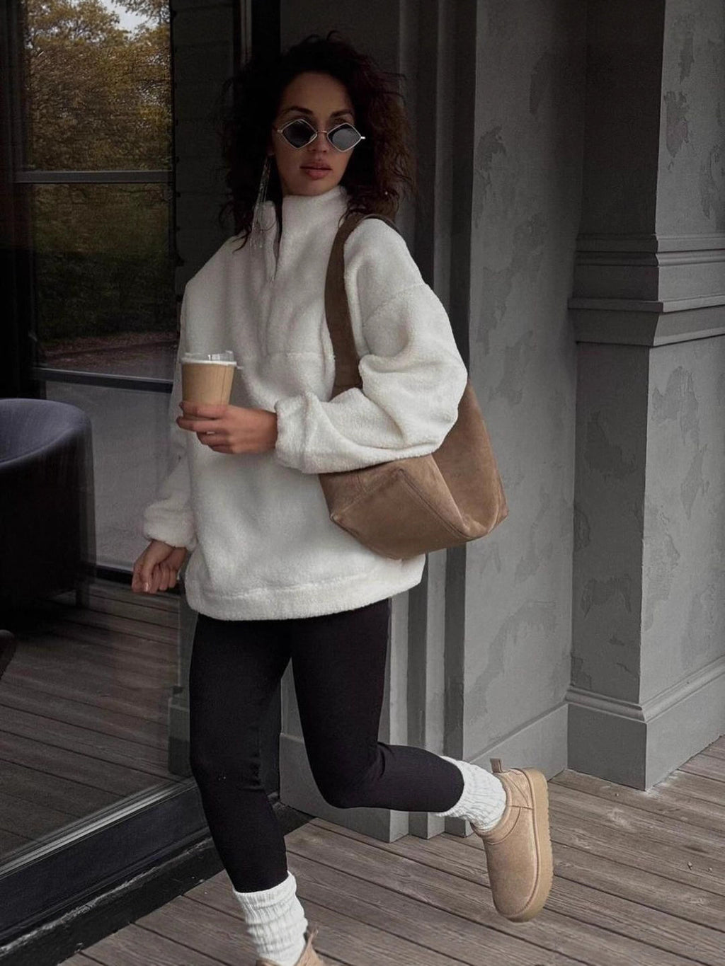 Winter Cozy Warm Fleece Pullover Jacket