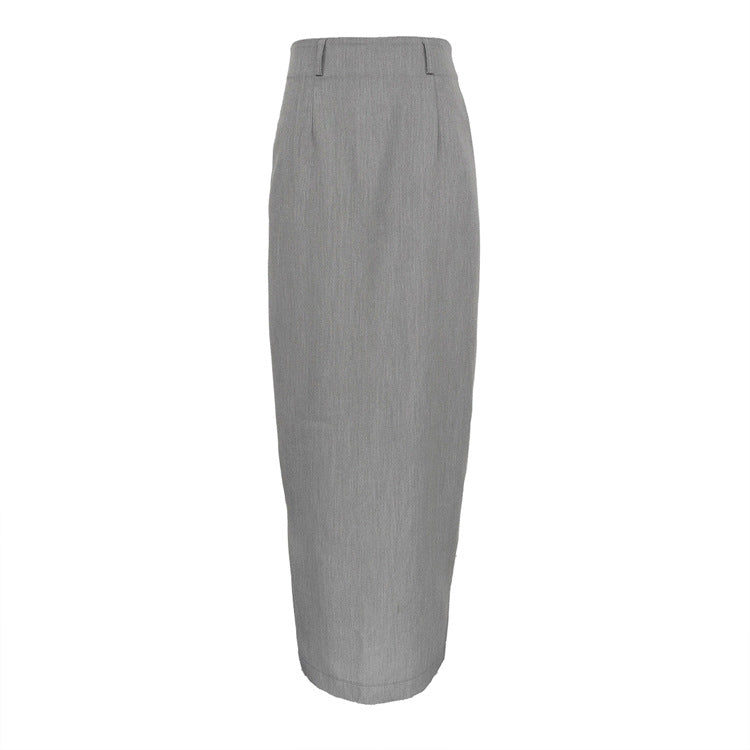 Simple Chic Grey Mermaid Skirt