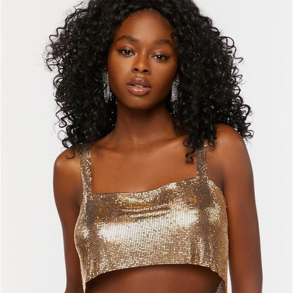 Shining Party Essential Sequin Cami Top