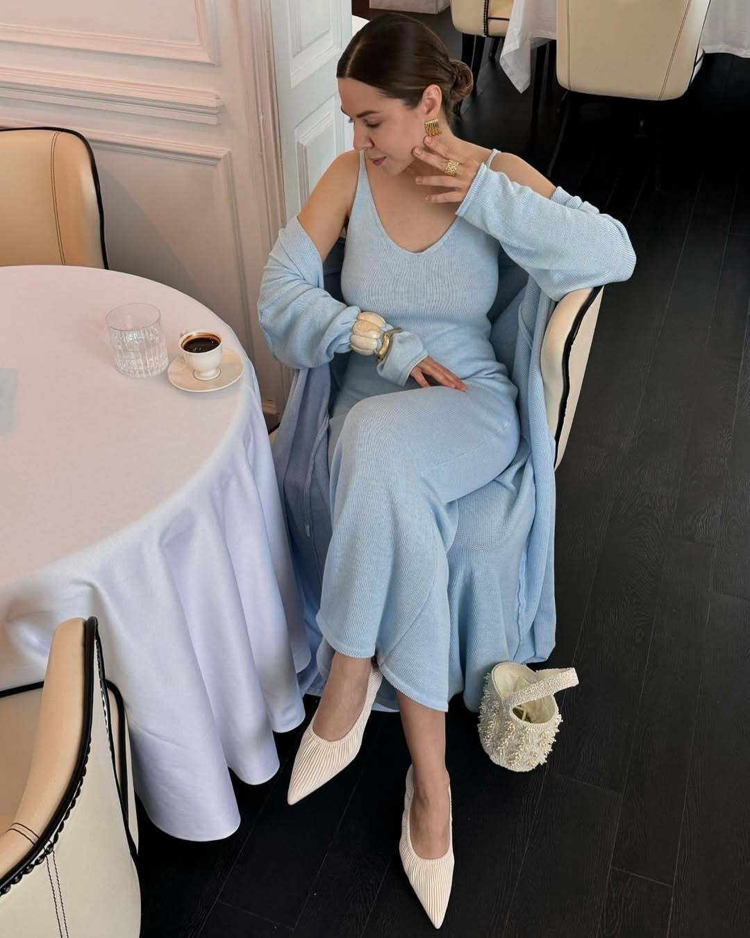 Romantic Fall Casual Knit Two Piece Set