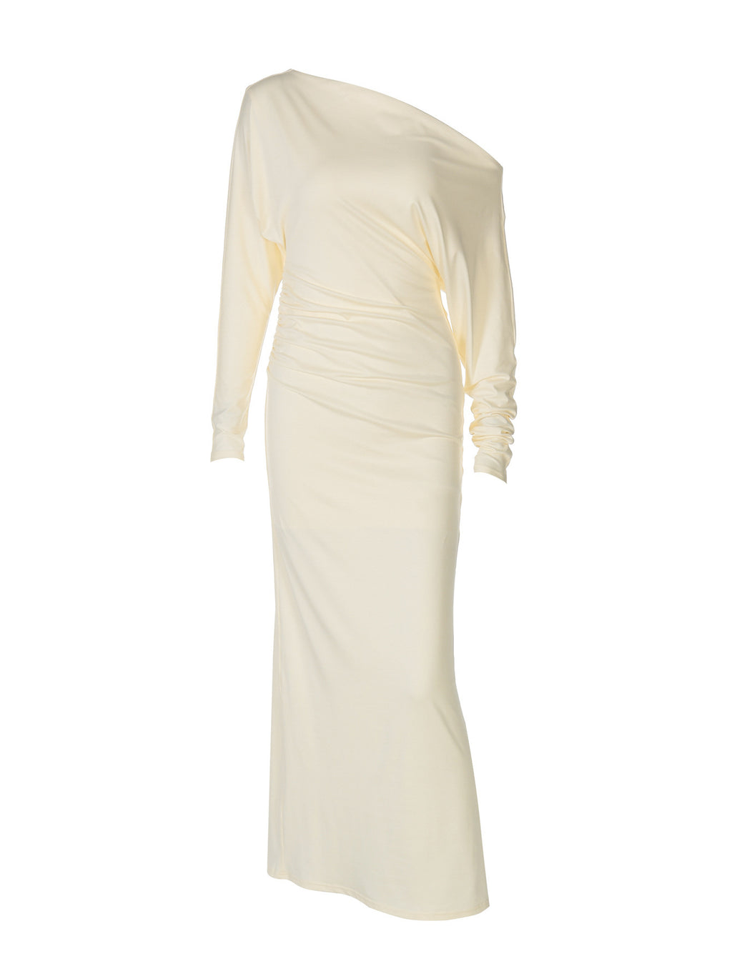 Date Gentle One Shoulder Maxi Dress
