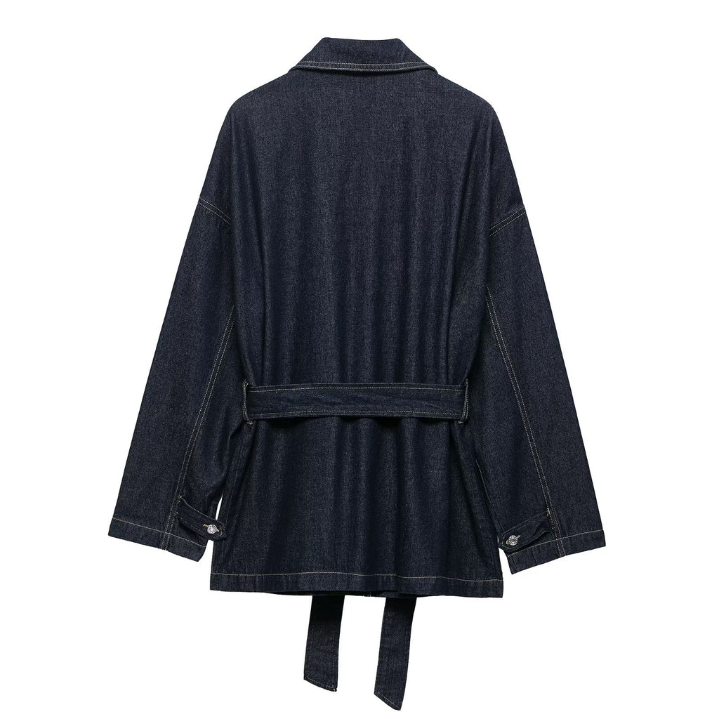 Streetwear Elegant Casual Denim Jacket