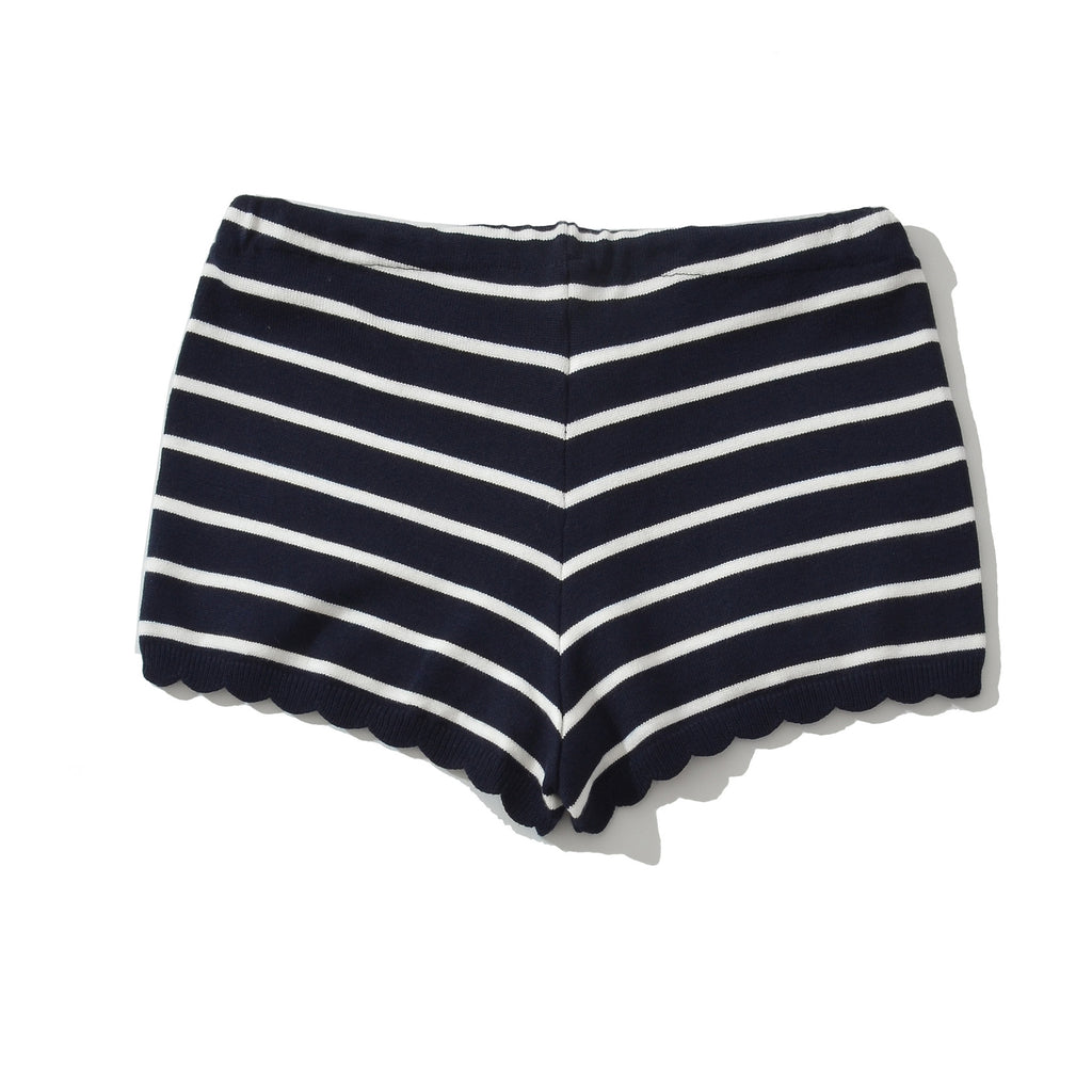 Street Energetic Dynamic Black and White Striped Cardigen