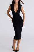 Sleeveless Bandage Midi Dress