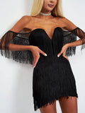 Cabaret Queen Fringe Mini Dress