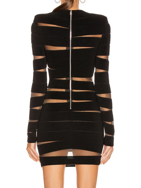 Hollow Out Bandage Dress