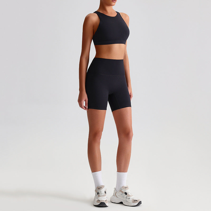 Quick-Dry Cross-Back Yoga Set