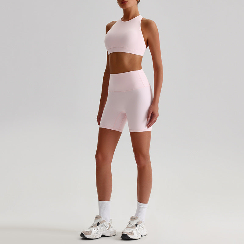 Quick-Dry Cross-Back Yoga Set