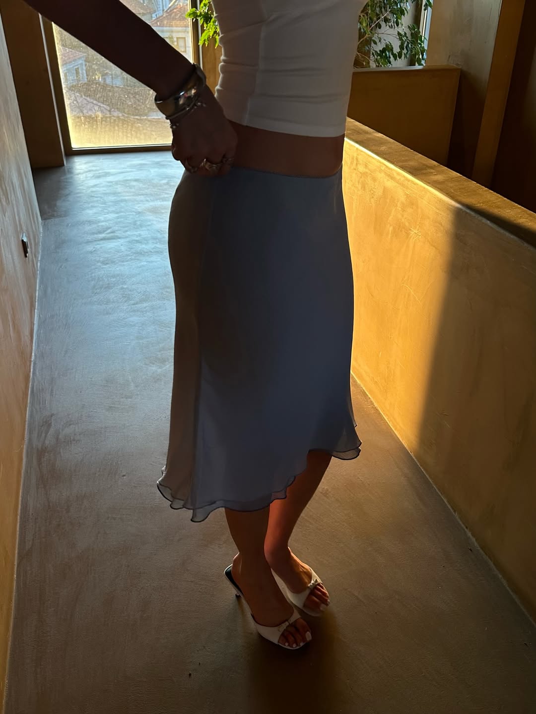Blue Naomi Skirt