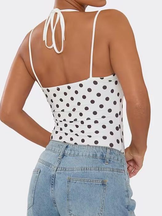 Strappy Lace Trim Bodysuit