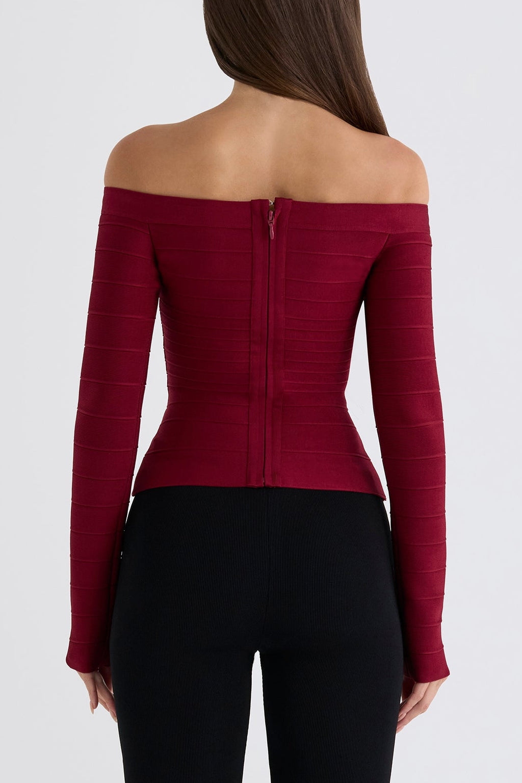 Bardot Ruby Off-Shoulder Bandage Top