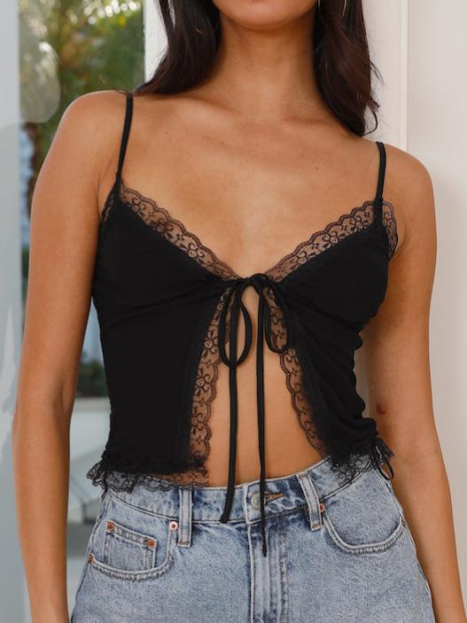 The Luxe Effect Cami Top Black