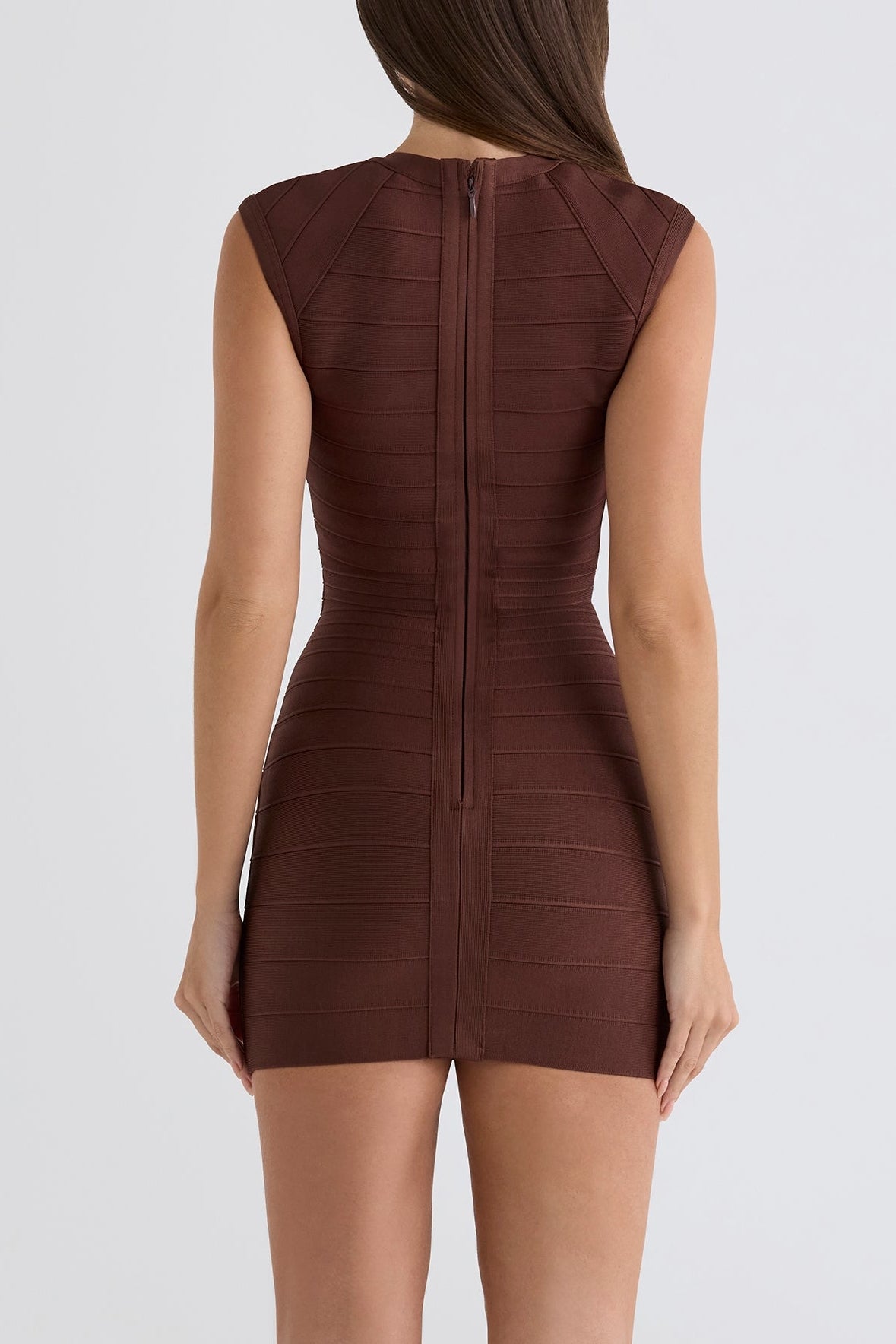 Cap Sleeve Bandage Mini Dress