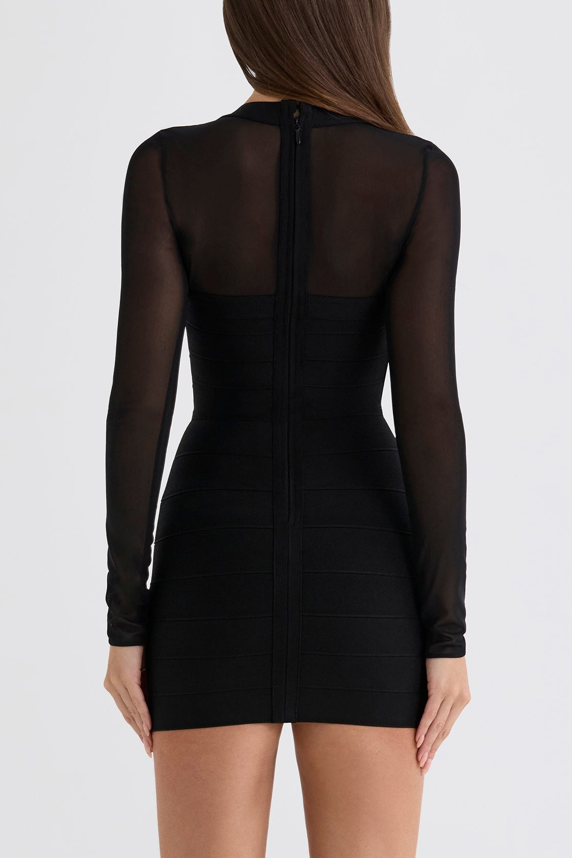 The Contour Long Sleeve Bandage Mini Dress