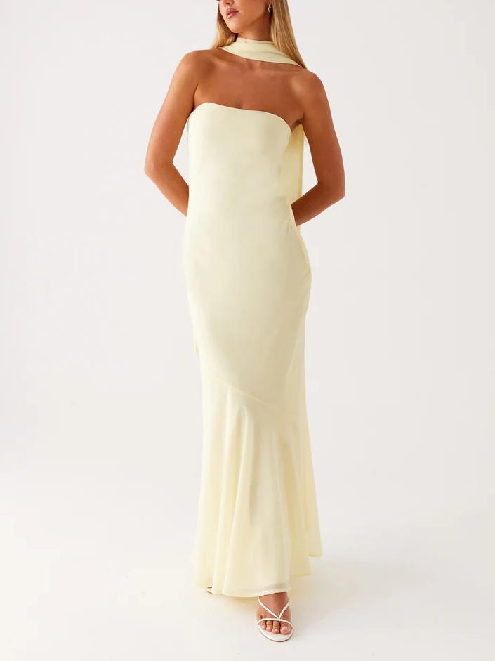 Vacation Evening Classic Strapless Gown