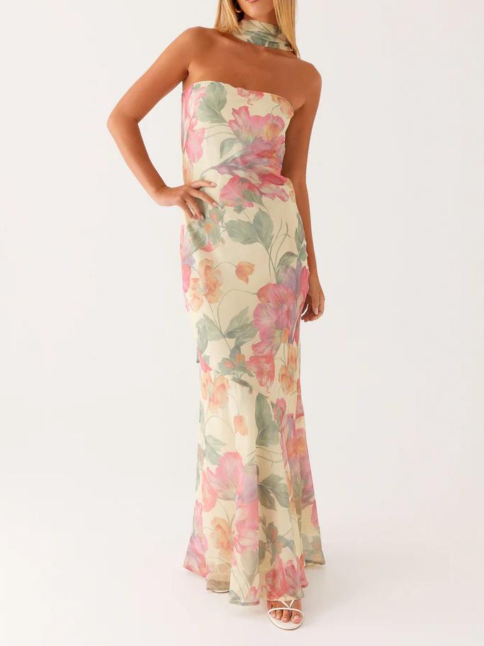 Vacation Evening Classic Strapless Gown