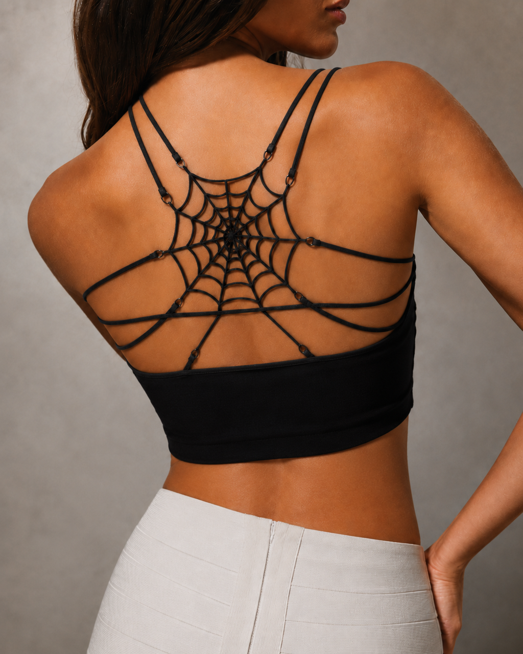 After Dark Web Strappy Top