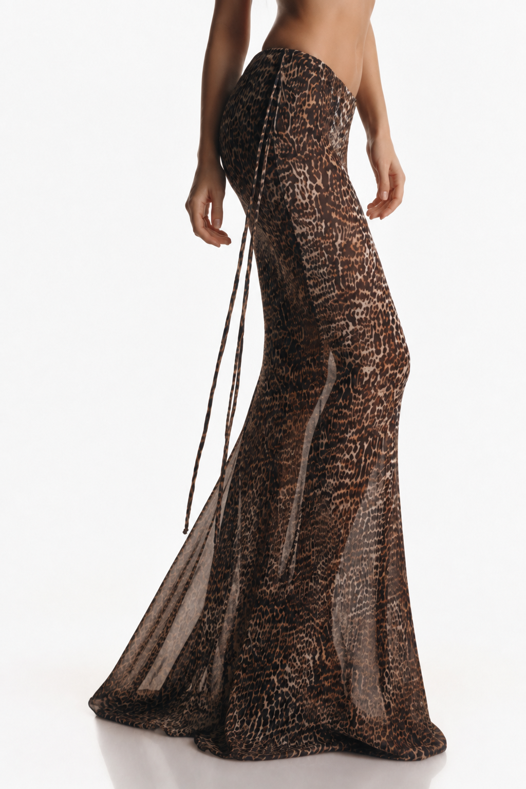 Wild Instinct Leopard Maxi Skirt