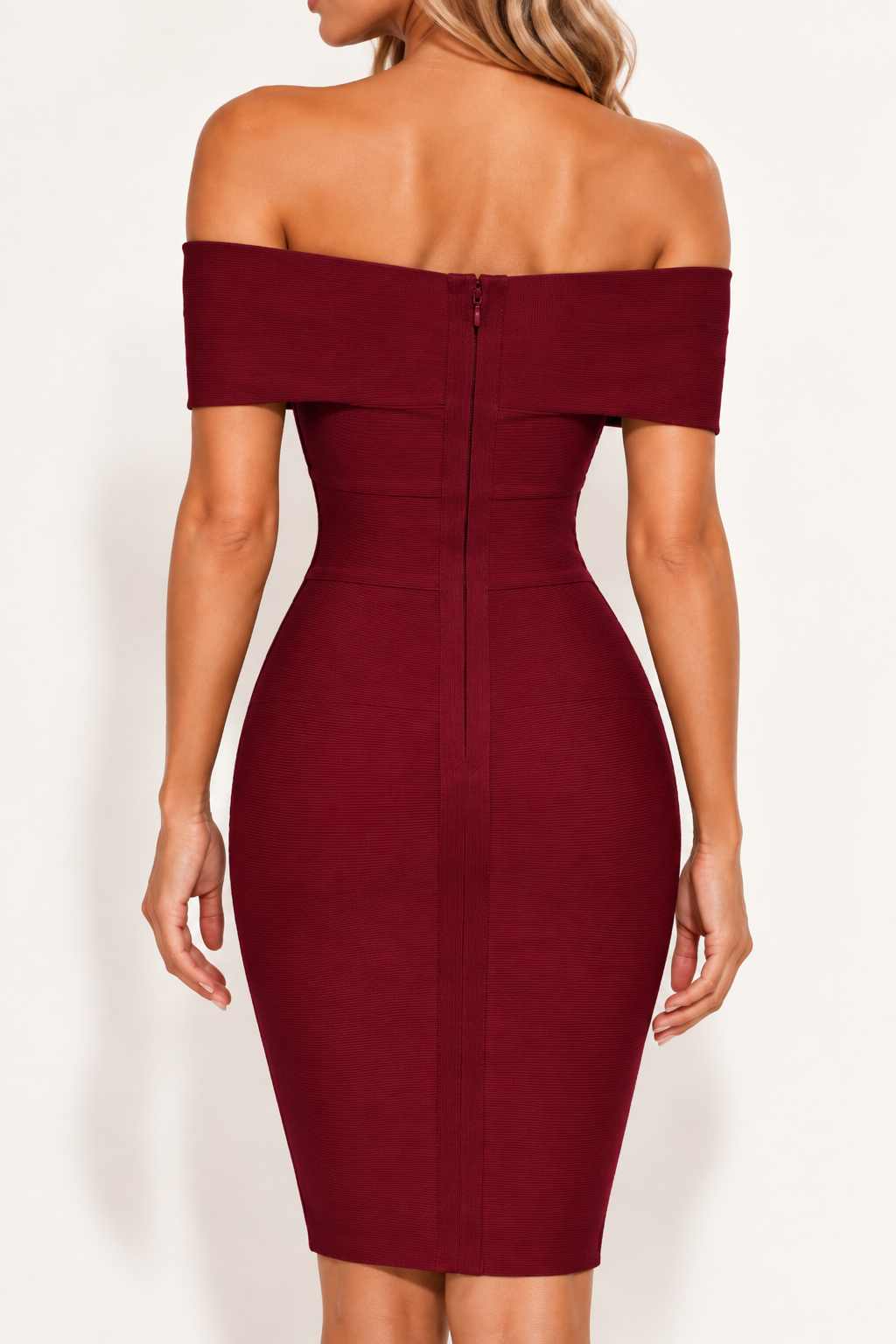 Alessia Off-Shoulder Bandage Dress