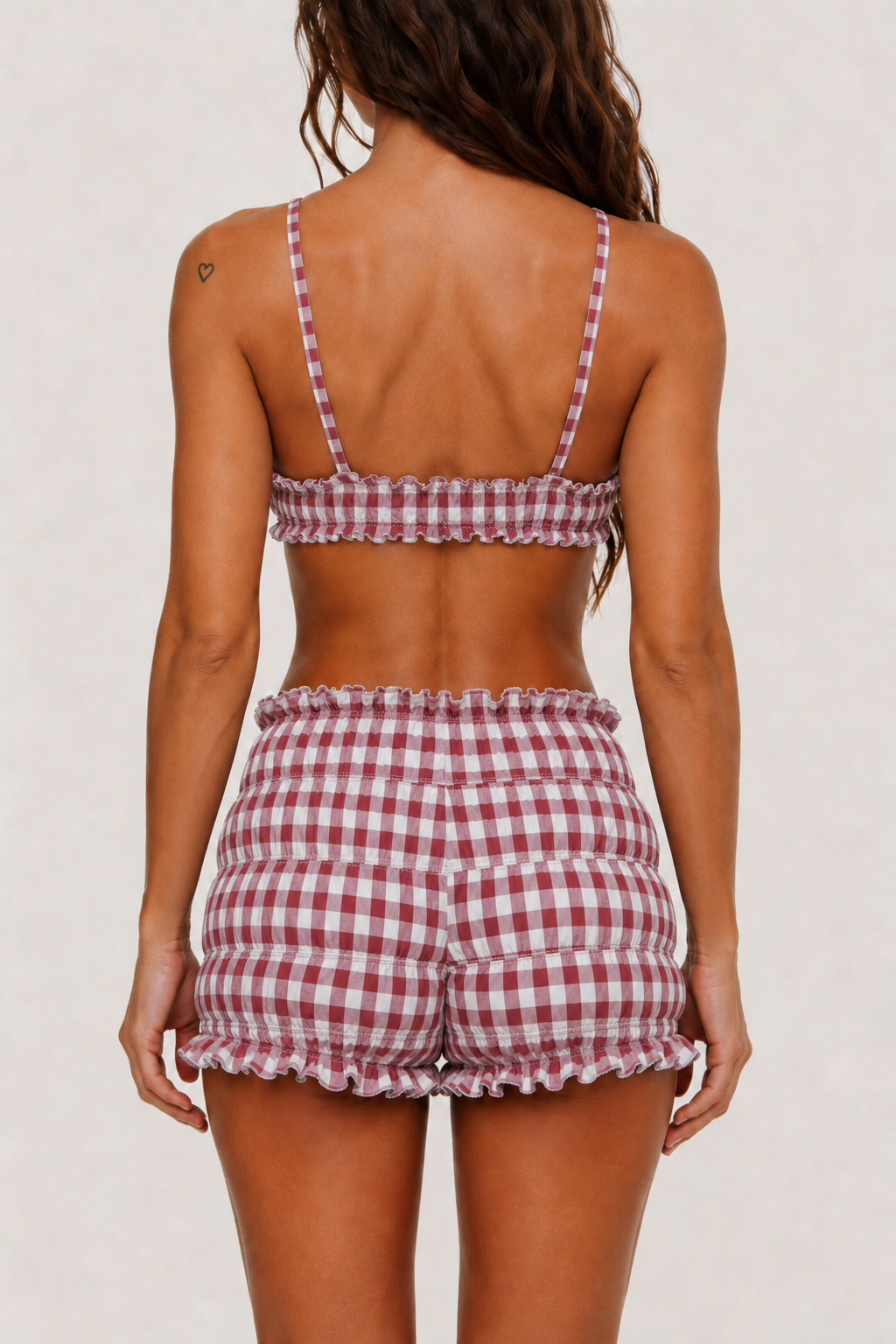 Feline Muse Ruffle Two Piece Set