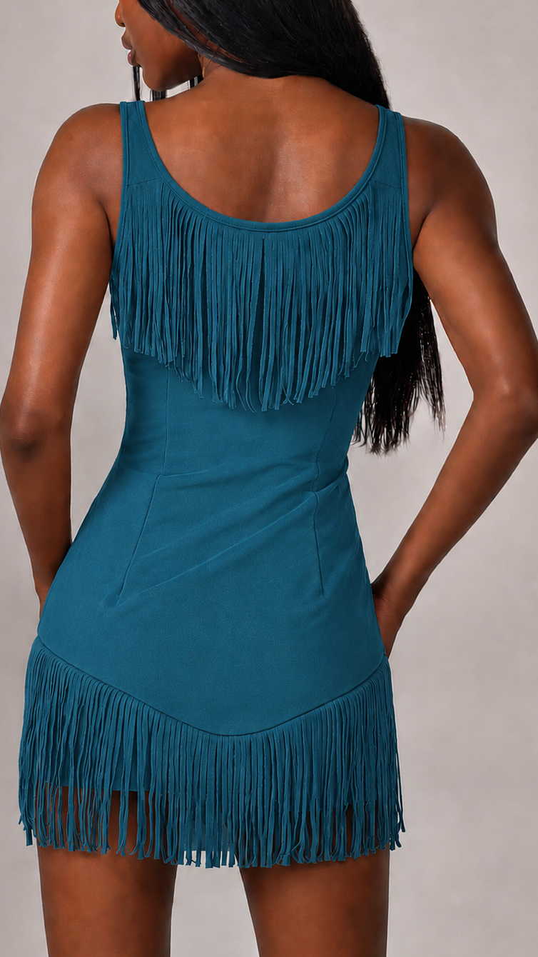 Wild Horizon Fringe Dress
