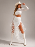 Vegas Rodeo Fringe Two Piece Set