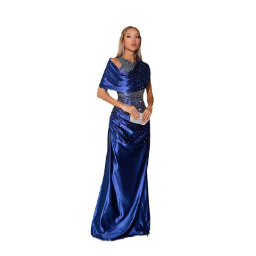 Millipin Sleeveless Diamond Sequin Maxi Dress