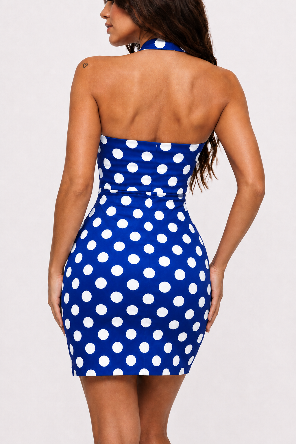 Polka Belle Bustier Mini Dress