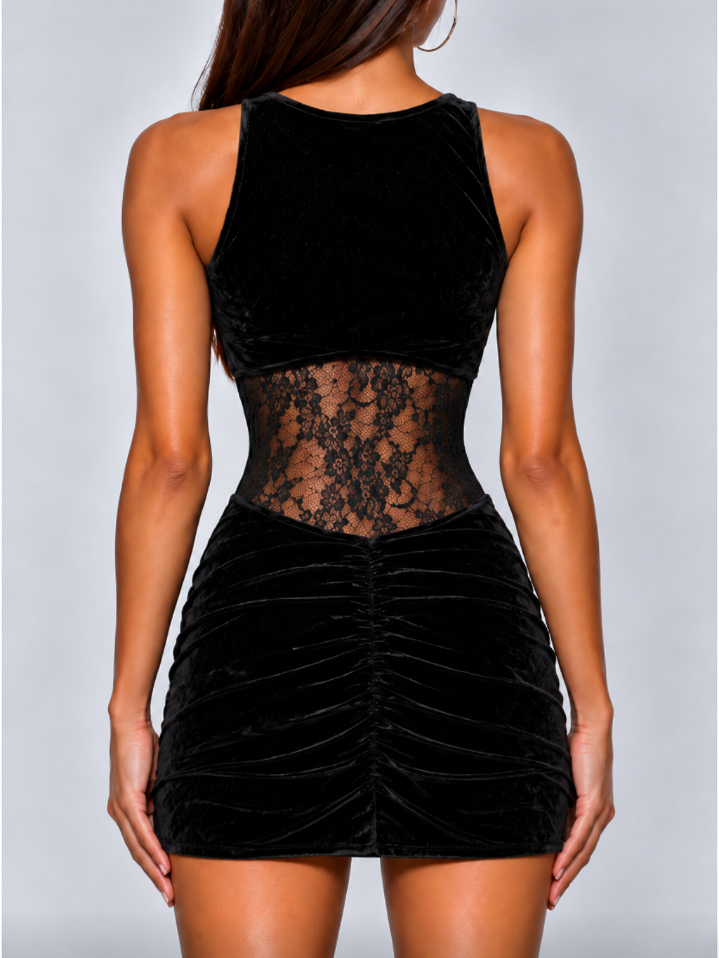 Dream Of Me Lace Micro Mini Dress