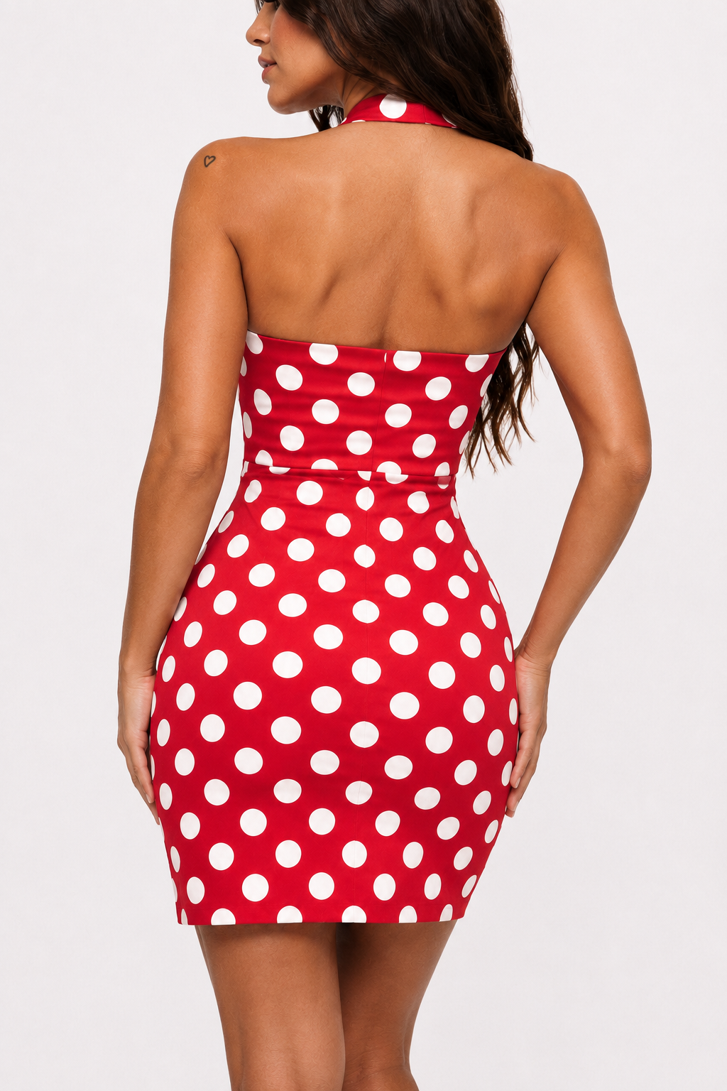 Polka Belle Bustier Mini Dress