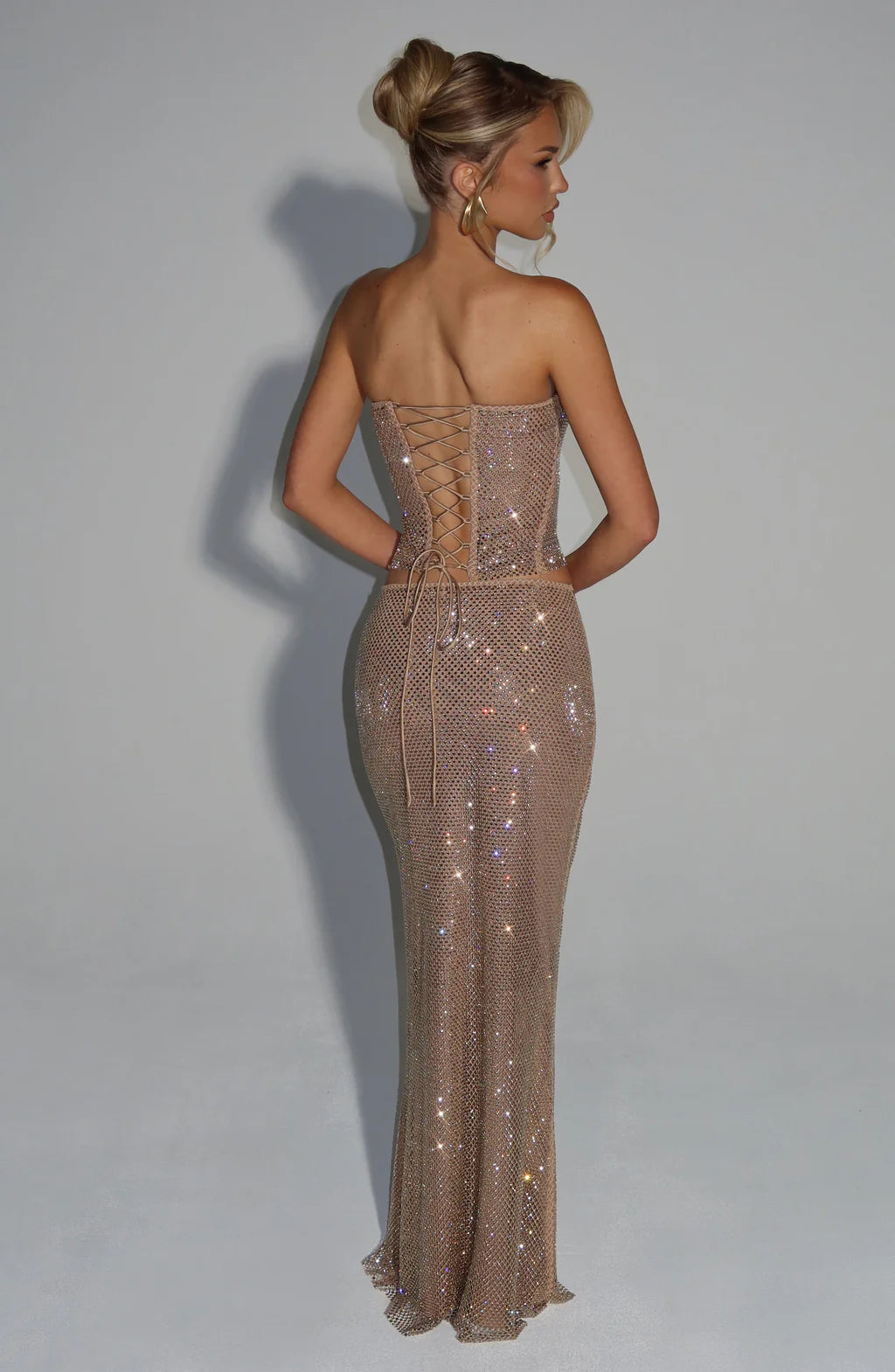Party Style Rhinestone Two piece Set