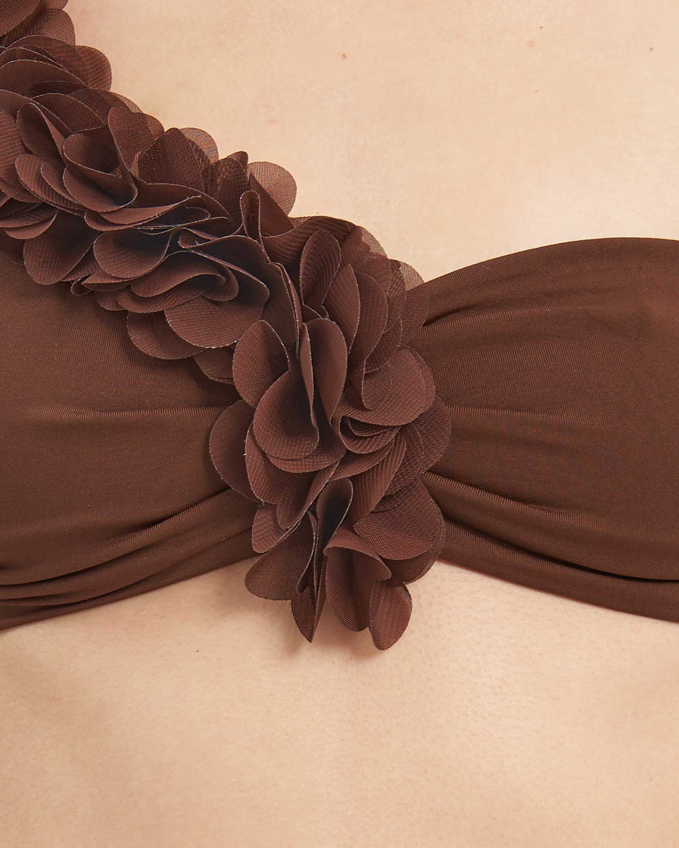 Rasha One Shoulder Chocolate