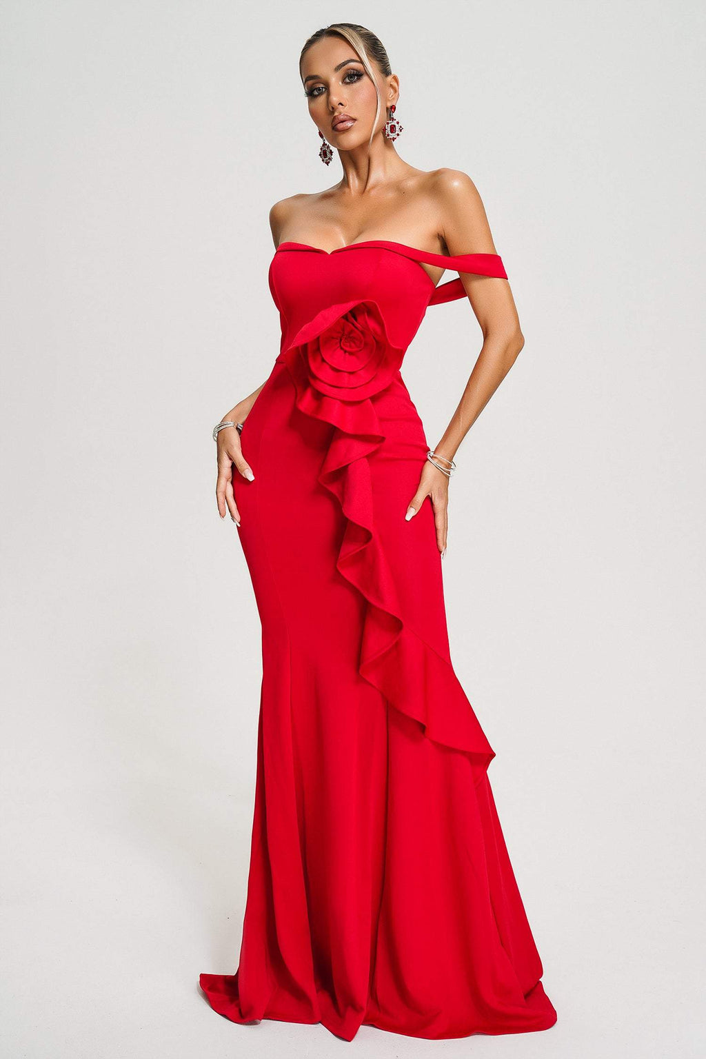 Xulia Off Shoulder Maxi Dress