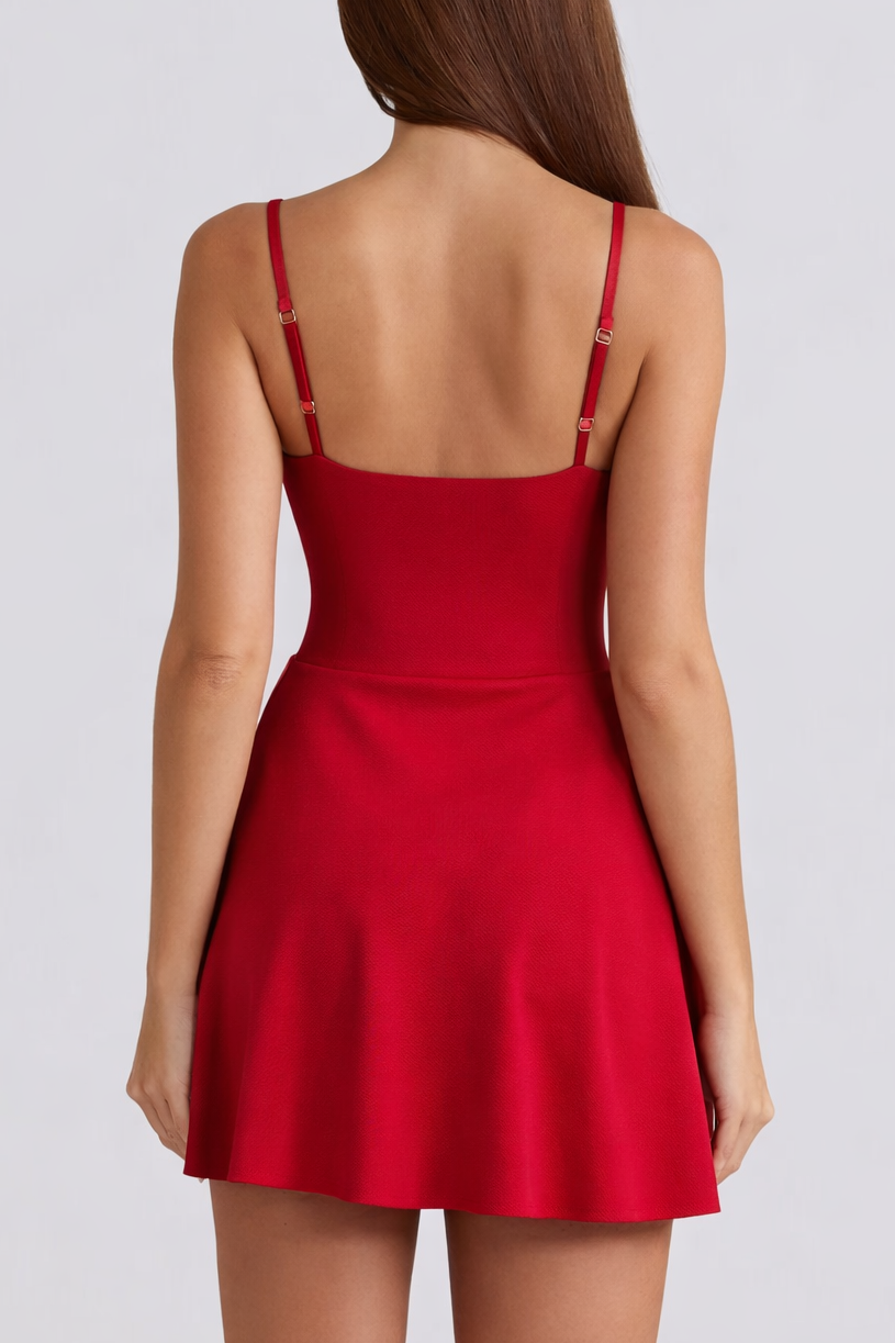 Cut-Out A-Line Mini Dress – TheNinePM