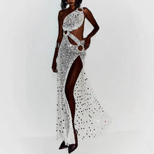 Siren Code Crochet Cutout Maxi Dress
