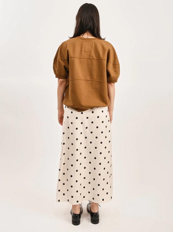 Classic Elegance Vintage Polka Dot Skirt