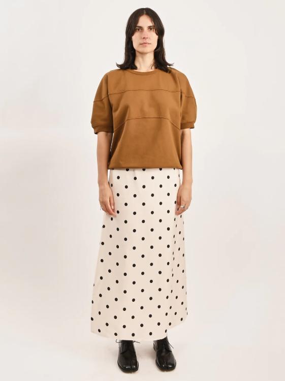 Classic Elegance Vintage Polka Dot Skirt